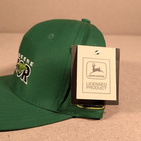 Vintage 90s John Deere Gator Hat Tonkin Taiwan Made Cotton Snapback NWT - Picture 3 of 8